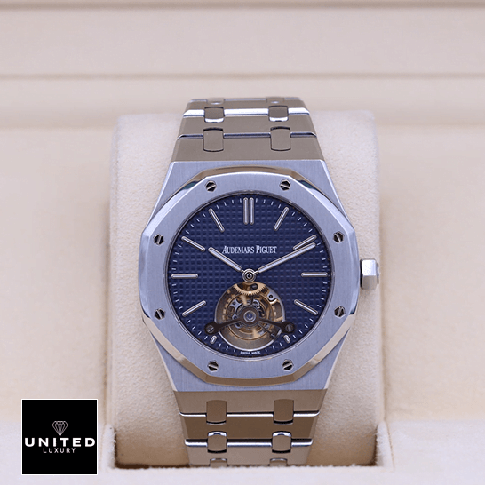 Audemars Piguet Royal Oak Tourbillon 26512ST.OO.1220ST.01 Replica 6 Audemars Piguet Tourbillion Blue Dial 26510ST.OO_.1220ST.01- Replica in the box
