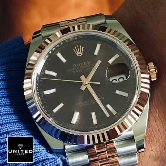 Rolex Datejust 126331 Everose Gold Automatic Chocolate Dial Jubilee Replica 2 rolex 126331 chocolate replica