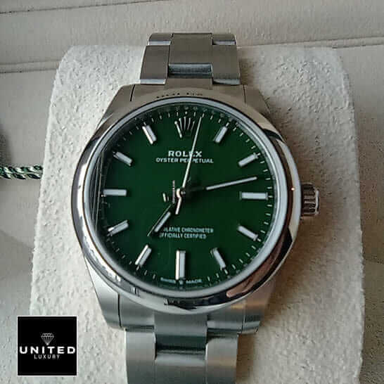 Rolex Oyster Perpetual 277200 Green Dial Replica 4 Rolex Perpetual 31 277200 Green Dial Replica in box