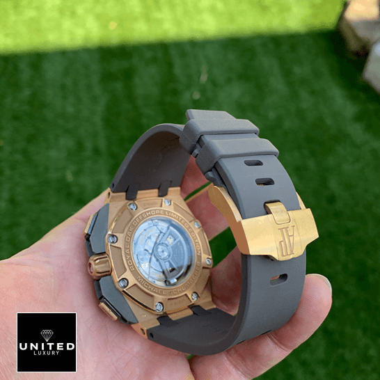 AP Micheal Schumacher Replica 1 audemars piguet royal oak offshore 26568OM.OO .A004CA.01 replica back