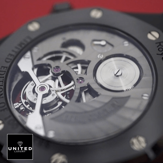 Audemars Piguet Royal Oak Tourbillon 26522CE.OO.1225CE.01 Replica 1 Audemars Piguet Royal Oak Tourbillion 26522CE.OO_.1225CE.01 Replica upside view