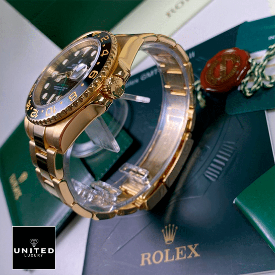 Rolex Oyster Perpetual Gmt-Master Replica 4 Rolex GMT-Master II 116718LN Replica Right Side Button & Crown Pusher